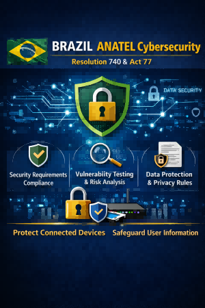 巴西Anatel 网络安全 (Resolution 740 & Act 77)测试