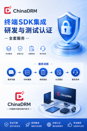 深光 | ChinaDRM终端SDK集成研发与测试认证全套服务